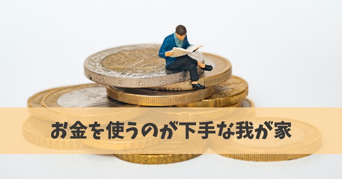 お金を使うのが下手な我が家